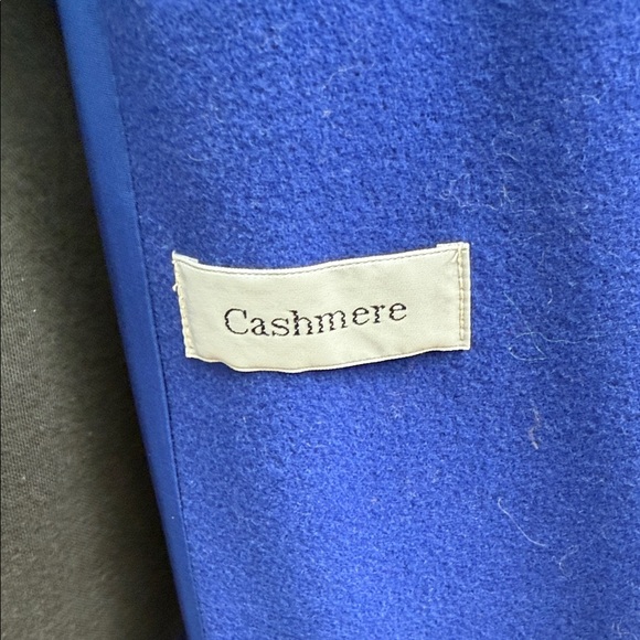 Olsten Blue Cashmere coat size 46 - Picture 4 of 16